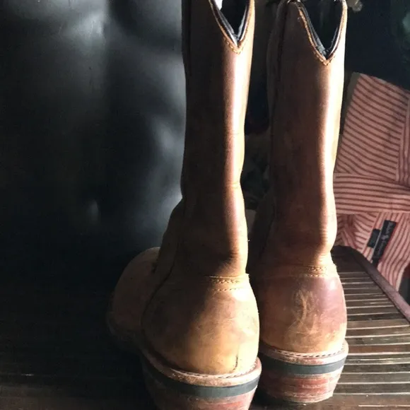 🛍️ DAN POST Brown Leather Waterproof Cowboy Boots