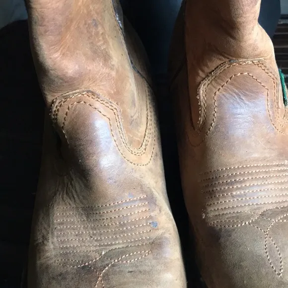 🛍️ DAN POST Brown Leather Waterproof Cowboy Boots