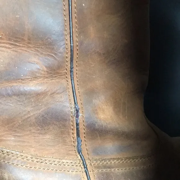 🛍️ DAN POST Brown Leather Waterproof Cowboy Boots