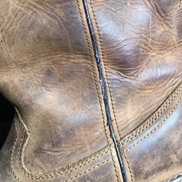 🛍️ DAN POST Brown Leather Waterproof Cowboy Boots
