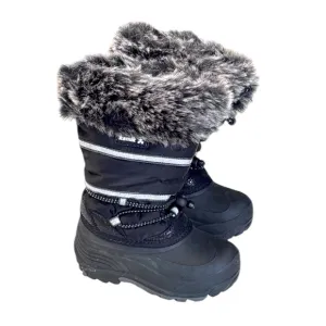 🆕 Kamik | NWT Snow Gypsy Youth Girls Snow Boots Faux Fur Sz 10