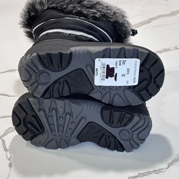 🆕 Kamik | NWT Snow Gypsy Youth Girls Snow Boots Faux Fur Sz 10