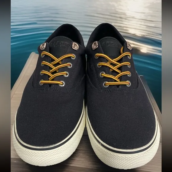🆕 Sperry Topsider Striper Storm CVO Sneaker Black Men’s Size 13 US