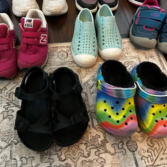 10 pairs of girls, various shoes