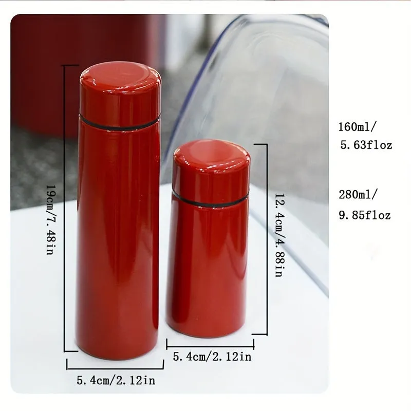 160ml/280ml Insulated Pocket Cup - Durable 304 Stainless Steel, Leak-Proof, Portable, and Compact for Outdoor Camping, Hiking, Travel, and Daily Use - BPA-Free, Easy to Clean, and Keeps Drinks Hot/Cold for Hours
