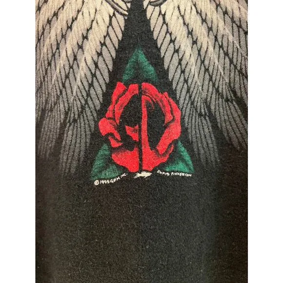 1995 Grateful Dead Aoxomoxoa Scarab 90s Vintage Band Tee Shirt Chris Pinkerton