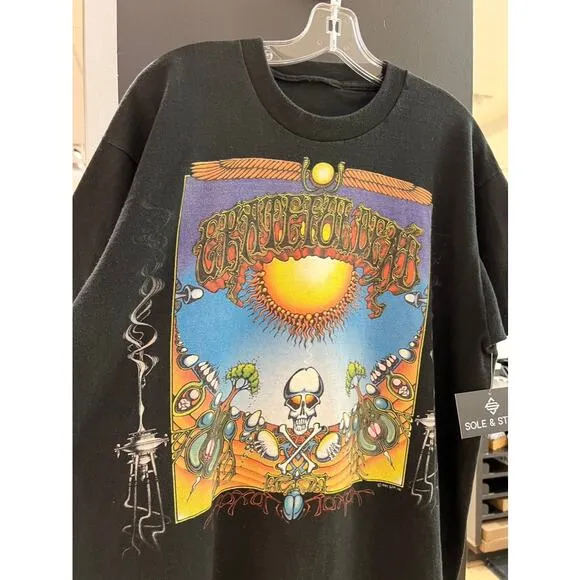 1995 Grateful Dead Aoxomoxoa Scarab 90s Vintage Band Tee Shirt Chris Pinkerton