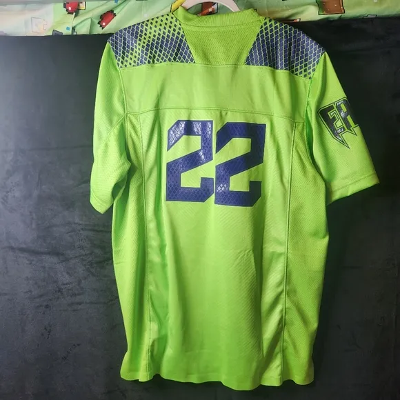 2-Adidas Jersey Nfl ALL AMERICAN BOWL  HG4440 Size L green and black