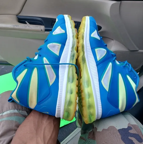2011 Nike Air Max Ken Griffey Jr Fury Fuse Sprite #24 Mens 14 Blue Lime Green