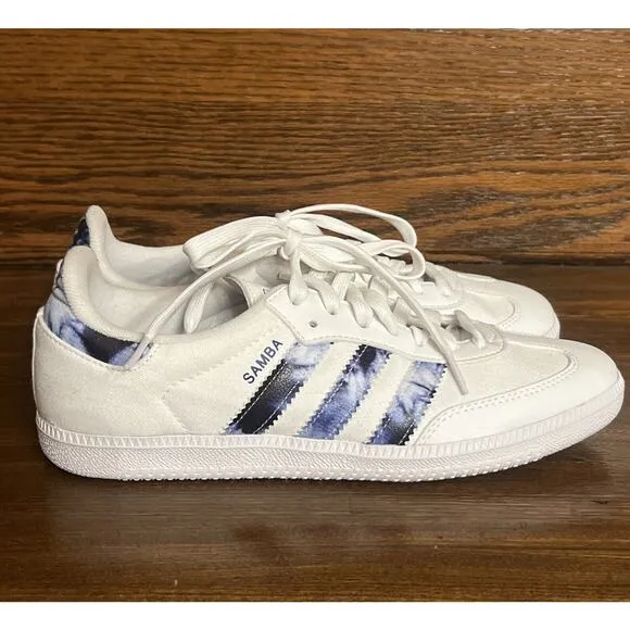 2021 Adidas Samba OG Shoes “Tie Dye” Size 7 GZ7039 EUC