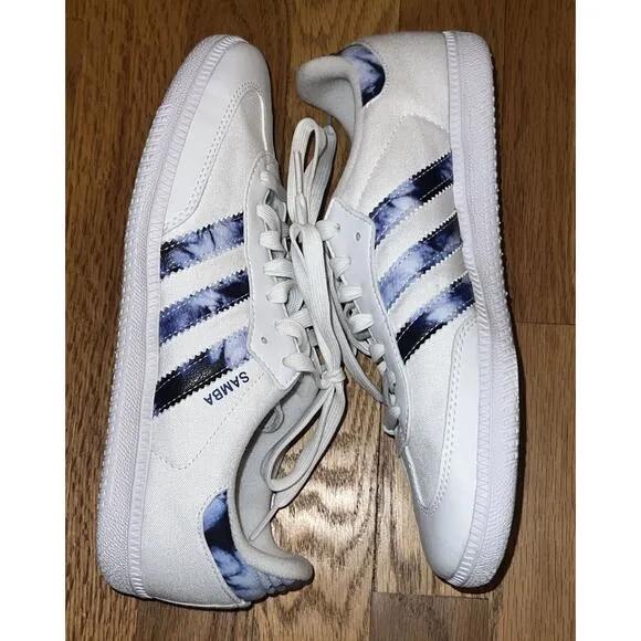 2021 Adidas Samba OG Shoes “Tie Dye” Size 7 GZ7039 EUC