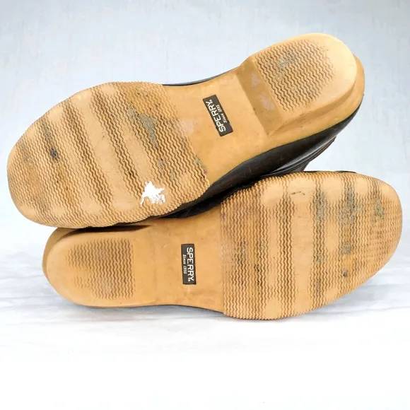 28) SPERRY Lace-Up Duck Boots Zipper Sz. 6 (Big Girl)