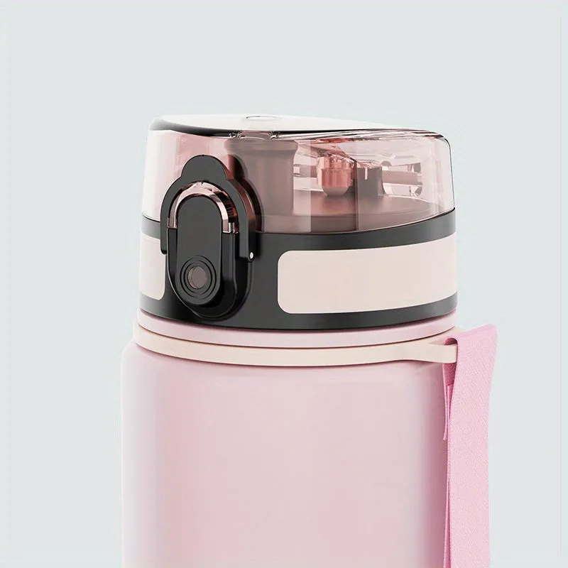 33.81 oz Multipurpose Polycarbonate Water Bottle - Leakproof, Insulated, Large Capacity PC Fitness, Student, Business, Hiking, Hot & Cold Beverage Container with Portable Handle