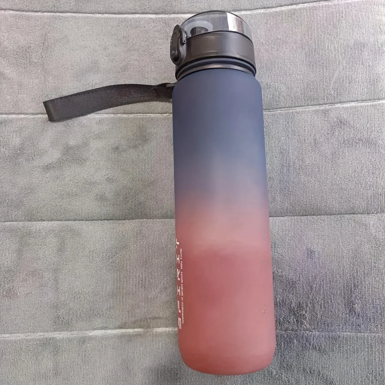 33.81 oz Multipurpose Polycarbonate Water Bottle - Leakproof, Insulated, Large Capacity PC Fitness, Student, Business, Hiking, Hot & Cold Beverage Container with Portable Handle