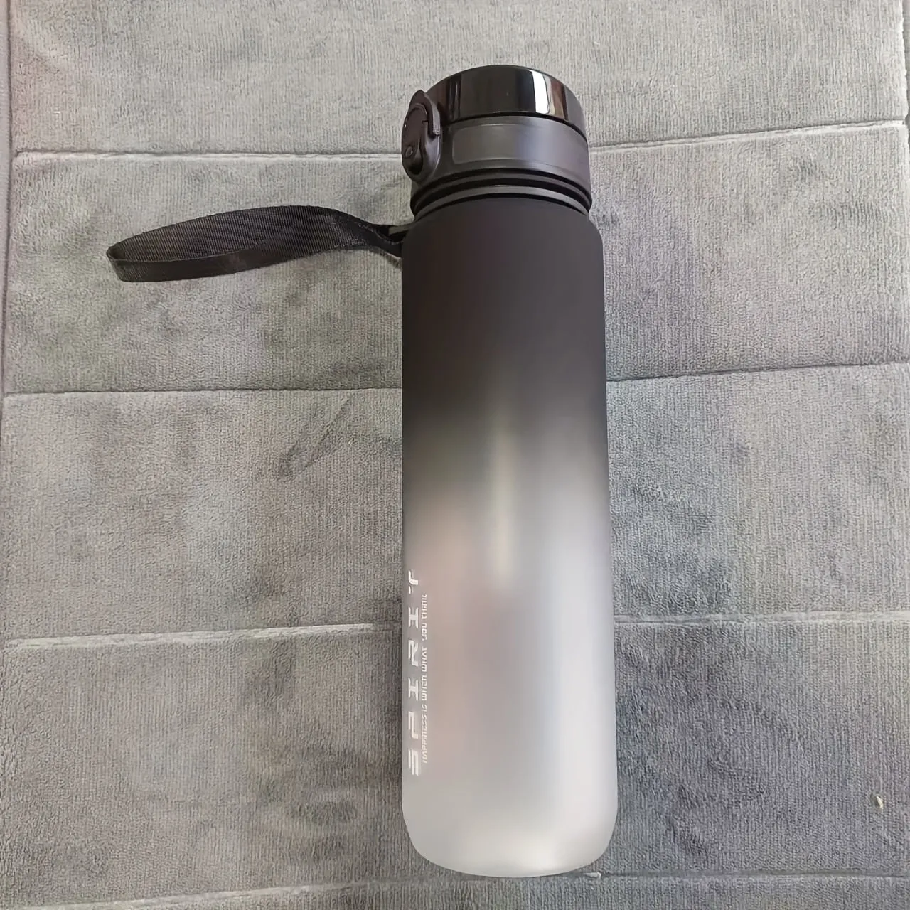 33.81 oz Multipurpose Polycarbonate Water Bottle - Leakproof, Insulated, Large Capacity PC Fitness, Student, Business, Hiking, Hot & Cold Beverage Container with Portable Handle