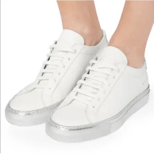 $560 Woman By Common Projects Achillies Sneakers Shoes White Women's Size 39 / 9