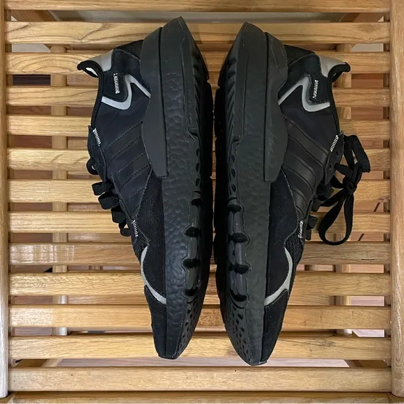Adidas 3M Scotchlite Nite Jogger Core Black Trainer Sneakers Men’s 9.5 EE5884