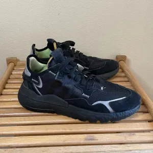 Adidas 3M Scotchlite Nite Jogger Core Black Trainer Sneakers Men’s 9.5 EE5884