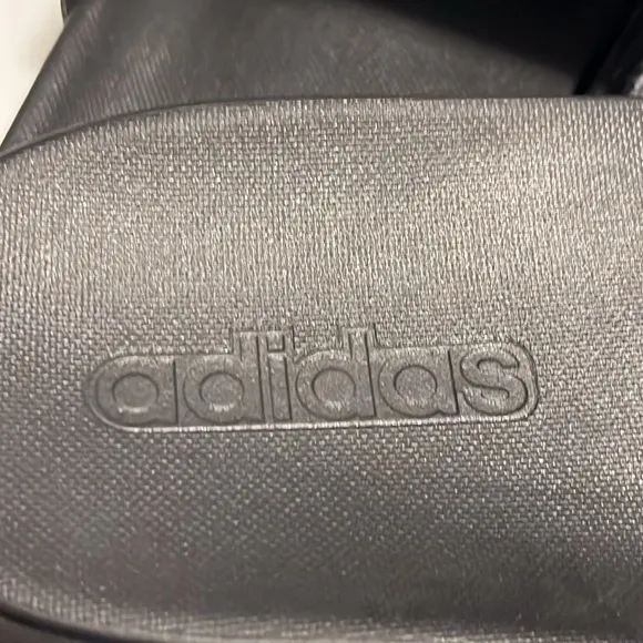 Adidas Adilette Comfort B42207 Slides Sandals Shoes new black white Mens Size 11