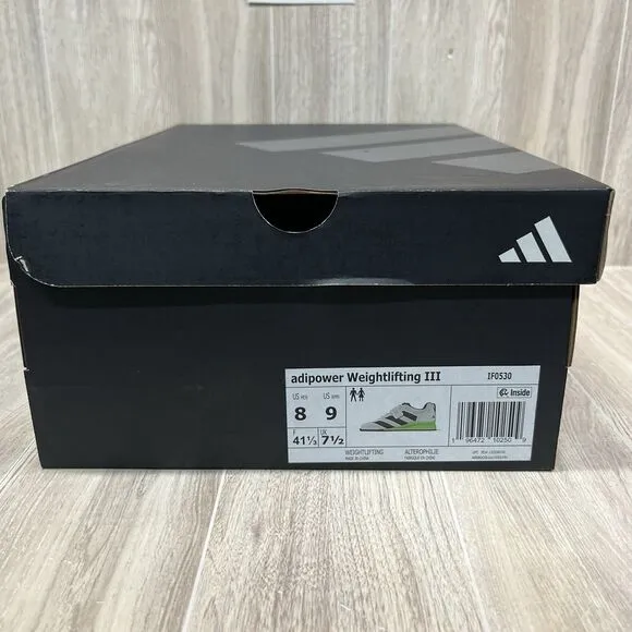 Adidas Adipower Weightlifting III Fitness Gym Sports Shoes IF0530 Men’s Sz 8