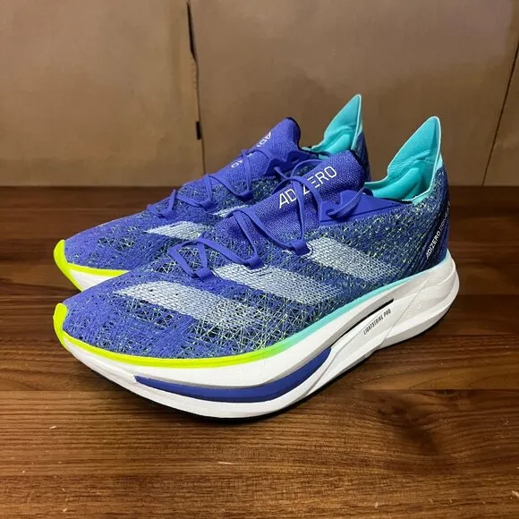 Adidas Adizero Prime X 2.0 Strung Cobalt Blue Lucid Lemon IF1209 Men's 13 Shoes