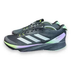adidas Adizero SL Core Black Zero Metallic Green Spark Men Sz 10.5 Running