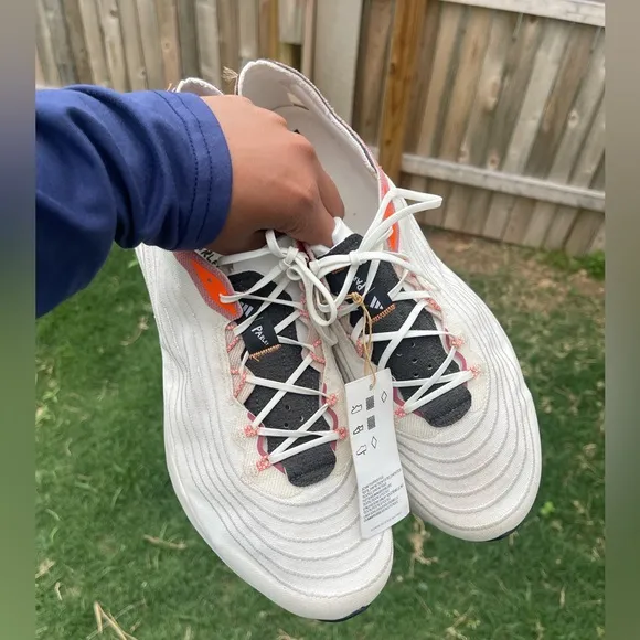 Adidas Adizero X Parley Non Dyed/Grey One/Impact Orange Runners M/11 HR1749