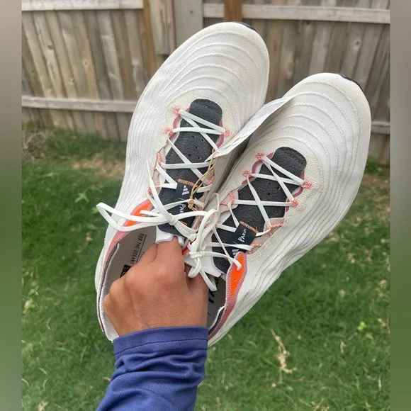 Adidas Adizero X Parley Non Dyed/Grey One/Impact Orange Runners M/11 HR1749
