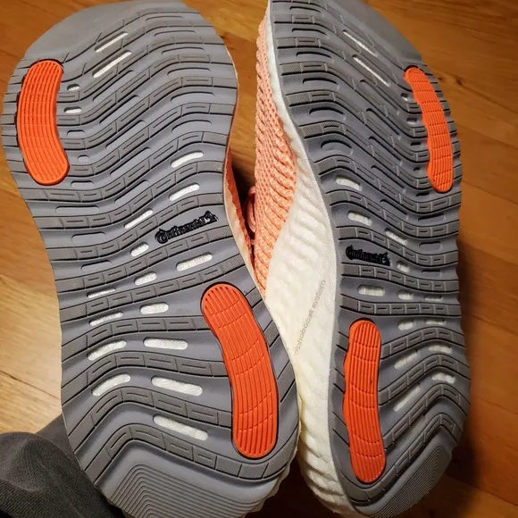 Adidas Alphaboost Sneakers Coral Men's Size 6/ Fits Woman's Size 7.5