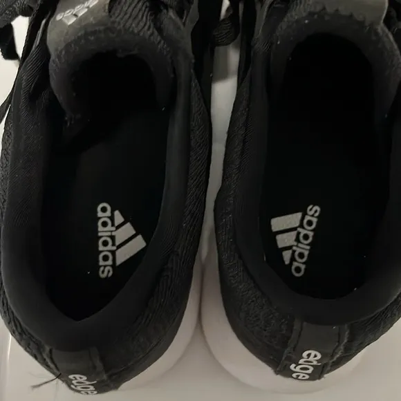 Adidas Black Athletic Sneakers Knit Mesh Design