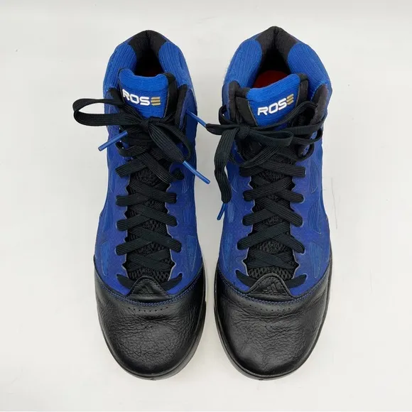 Adidas Derrick Rose- adizero Blue basketball shoes. Size 12
