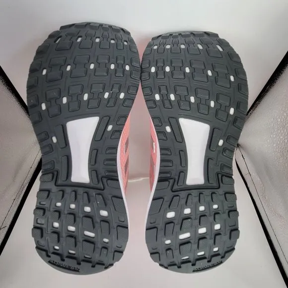 ADIDAS DURAMO 9K Girl's Running Shoes Pink and White FW5781 US Size 5