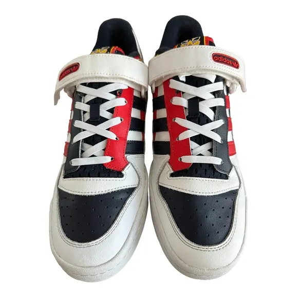 Adidas Forum Low Men's Shoes GZ9112 Cloud White/Legend Ink/Red Size 9.5
