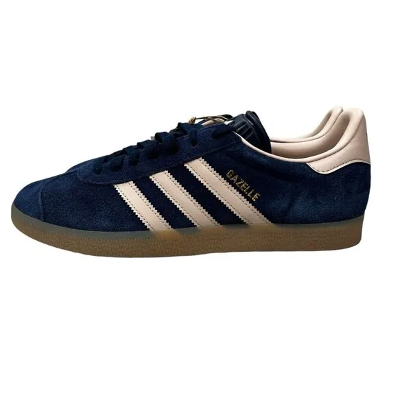 Adidas Gazelle Night Indigo Wonder Taupe Gum Shoes IG6201 Men's Size 12