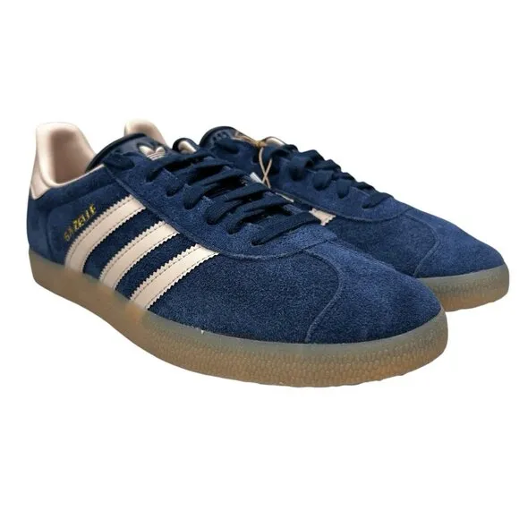 Adidas Gazelle Night Indigo Wonder Taupe Gum Shoes IG6201 Men's Size 12
