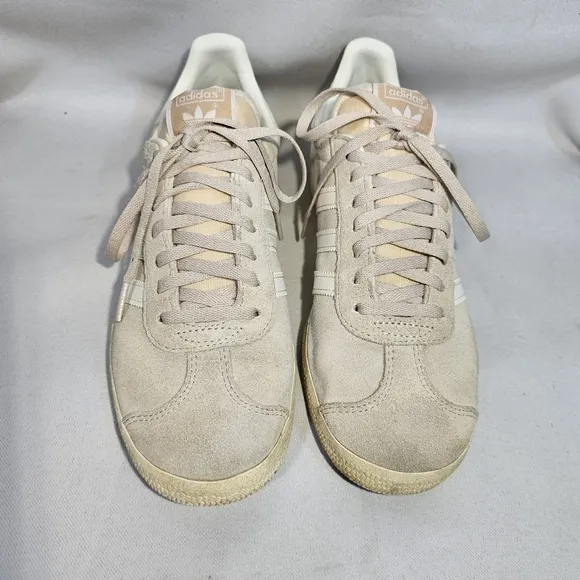 Adidas Gazelle Shoes Originals Sneakers Wonder Beige/Off White IG5796 Men Sz 6.5
