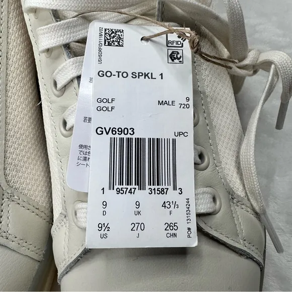 Adidas GO-TO SPIKELESS 1 GOLF GV6903 Sports Golf Shoes Men's 9.5-10.5-13
