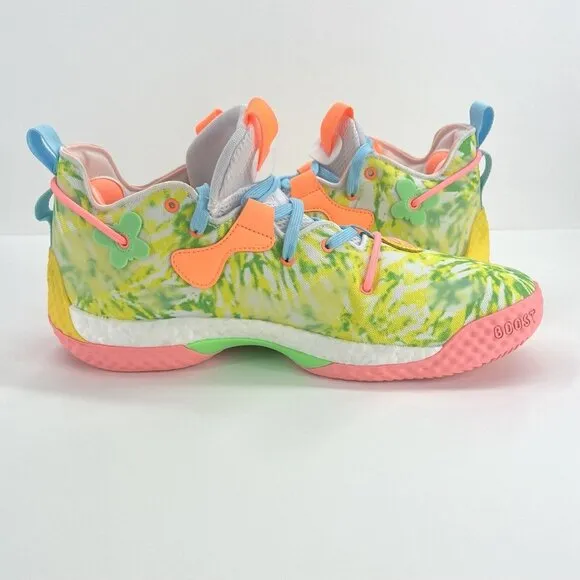 Adidas Harden Vol 6 Multicolor  Tie Dye  Basketball Shoes Men's Sz 12.5 HQ6096