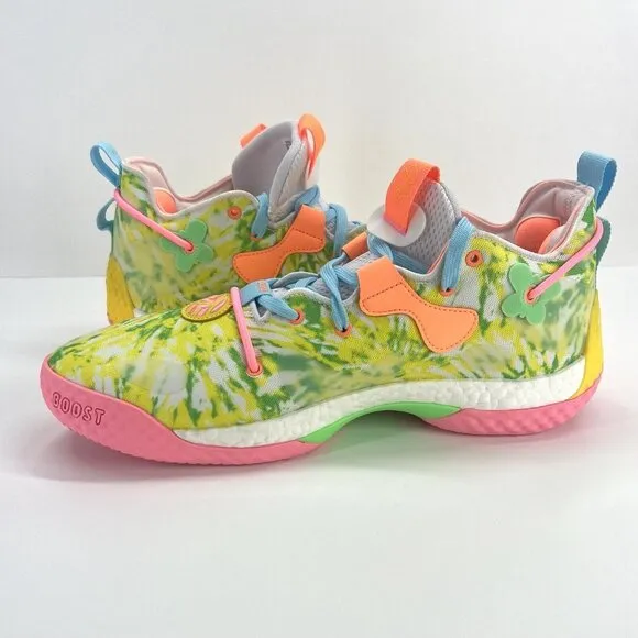 Adidas Harden Vol 6 Multicolor  Tie Dye  Basketball Shoes Men's Sz 12.5 HQ6096
