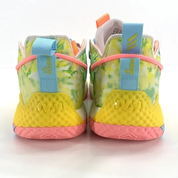 Adidas Harden Vol 6 Multicolor  Tie Dye  Basketball Shoes Men's Sz 12.5 HQ6096