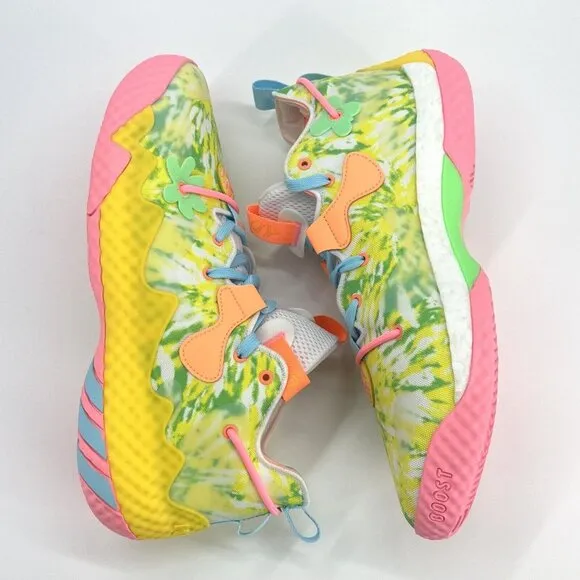Adidas Harden Vol 6 Multicolor  Tie Dye  Basketball Shoes Men's Sz 12.5 HQ6096