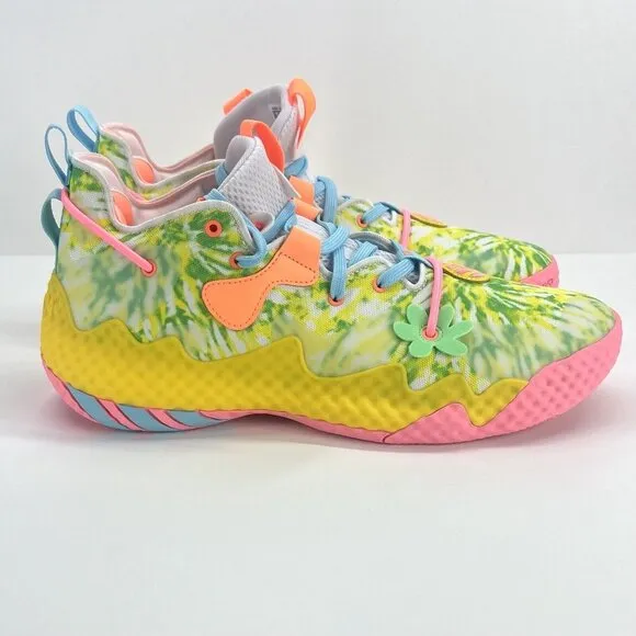 Adidas Harden Vol 6 Multicolor  Tie Dye  Basketball Shoes Men's Sz 12.5 HQ6096