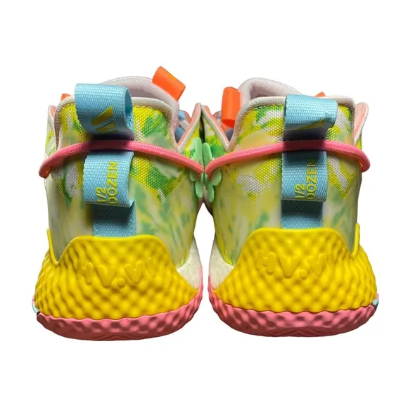Adidas Harden Vol 6 Multicolor/Tie Dye Basketball Shoes HQ6096 Men's Size 12