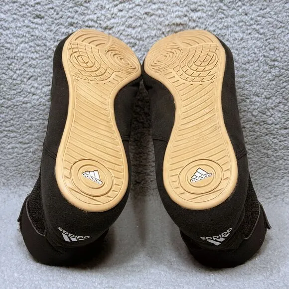 Adidas HVC 2 Mens Size 15 Wrestling Shoes Sneakers Black White AQ3325
