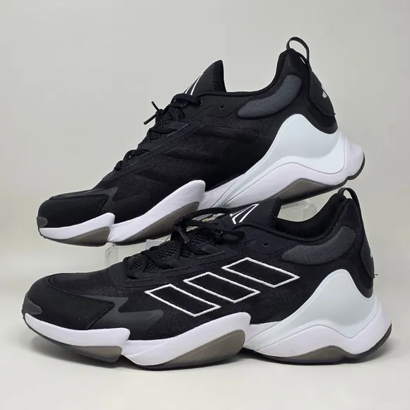Adidas Impact FLX II Turf Football Shoes Men’s Sz 15 Black White Mesh IE9379 New
