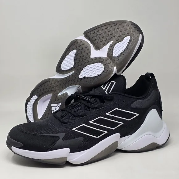 Adidas Impact FLX II Turf Football Shoes Men’s Sz 15 Black White Mesh IE9379 New