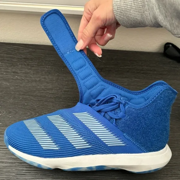 Adidas James Harden B/E 3 J Collegiate Blue Basketball Shoes EF3603 Size 6