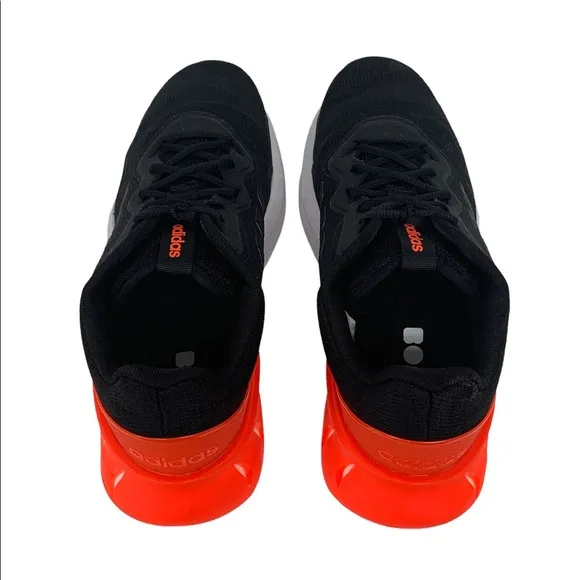 Adidas KAPTIR SUPER BOOST Black Orange Running Walking Shoes Men's Size 11.5