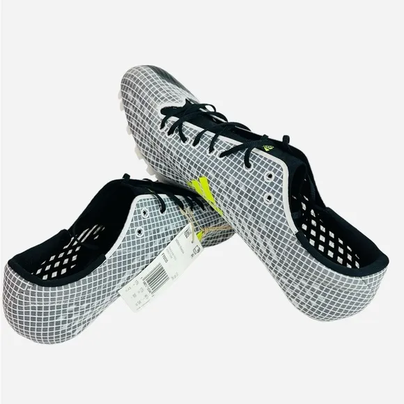 Adidas Mens Adizero Finesse Track Spikes Black/White Sprint FY0335 Size 12
