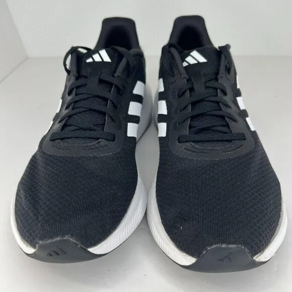 Adidas Mens AHQ3790 Black Runfalcon 3.0 Mesh Low Top Size 11 Running Shoes